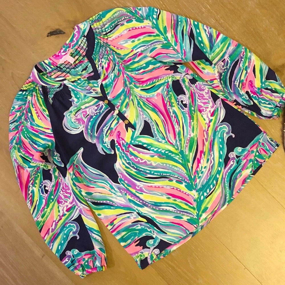Lilly Pulitzer xxs silk top